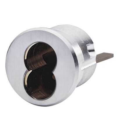 Medeco 3307601126Z01 1-1/4" 6 Pin Mortise Housing Only with Yale Cam Satin Chrome 3307601126Z01